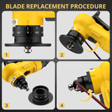 AMTOVL Air Chamfer Tool, Mini Pneumatic Chamfering Machine, 30000 RPM Pneumatic Chamfering Tool, 45 Degree Air Beveling Machine with 1/4 Inch Air Inlet for Metal, Wood, Acrylic Deburring and Trimming AMTOVL