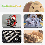 Creality Hyper PLA Filament 1.75mm, 3D Printer Filament, for High-Speed Printing, Neatly Wound Filament, Durable and Strong Toughness Dimensional Accuracy +/-0.02mm, 2.2lbs(1kg)/Spool (Brown) Creality