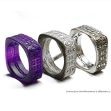 Siraya Tech Cast 3D Printer Resin Castable LCD UV-Curing Resin Easy to Print Use and Burn High Resolution 405nm Photopolymer Resin for Making jewelries and Metal Parts (Purple, 1kg) Siraya Tech