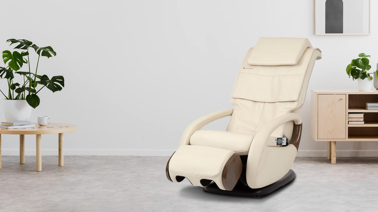 Human Touch WholeBody 8.0 Massage Living Room Recliner Swivel Chair - Full Body Professional Grade Personal Massage - Relaxation w Heat for Targeted Stress + Muscle Pain Relief with Foot Calf – Bone Human Touch