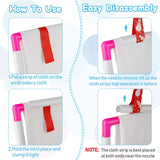 Lzttyee Universal Embroidery Clip Frame Cross Stitch Hoop Embroidery Sewing Stand Tools for Quilting, Needlepoint, Silk-Painting Lzttyee