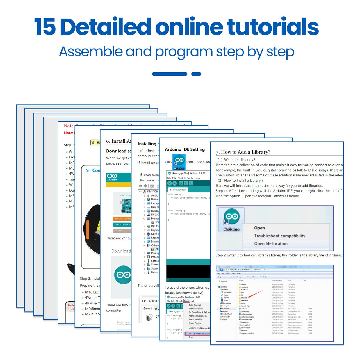 KEYESTUDIO Smart Car Robot,4WD Programmable DIY Starter Kit for Arduino for Uno R3,Electronics Programming Project/STEM Educational/Science Coding Kit for Teens Adults,15+ KEYESTUDIO