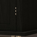 HOMCOM Kitchen Island on Wheels, Rolling Cart with Rubberwood Top, Spice Rack, Towel Rack and Drawers for Dining Room, Distressed Black HOMCOM