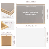 Becko US 1000-Pc Tilting Jigsaw Puzzle Board with 4 Drawers & Cover, Adjustable Jigsaw Puzzle Table with Built-in Easel/Stand, Portable Boards with Storage for Adults, with Premium Flannel Tabletop Becko US