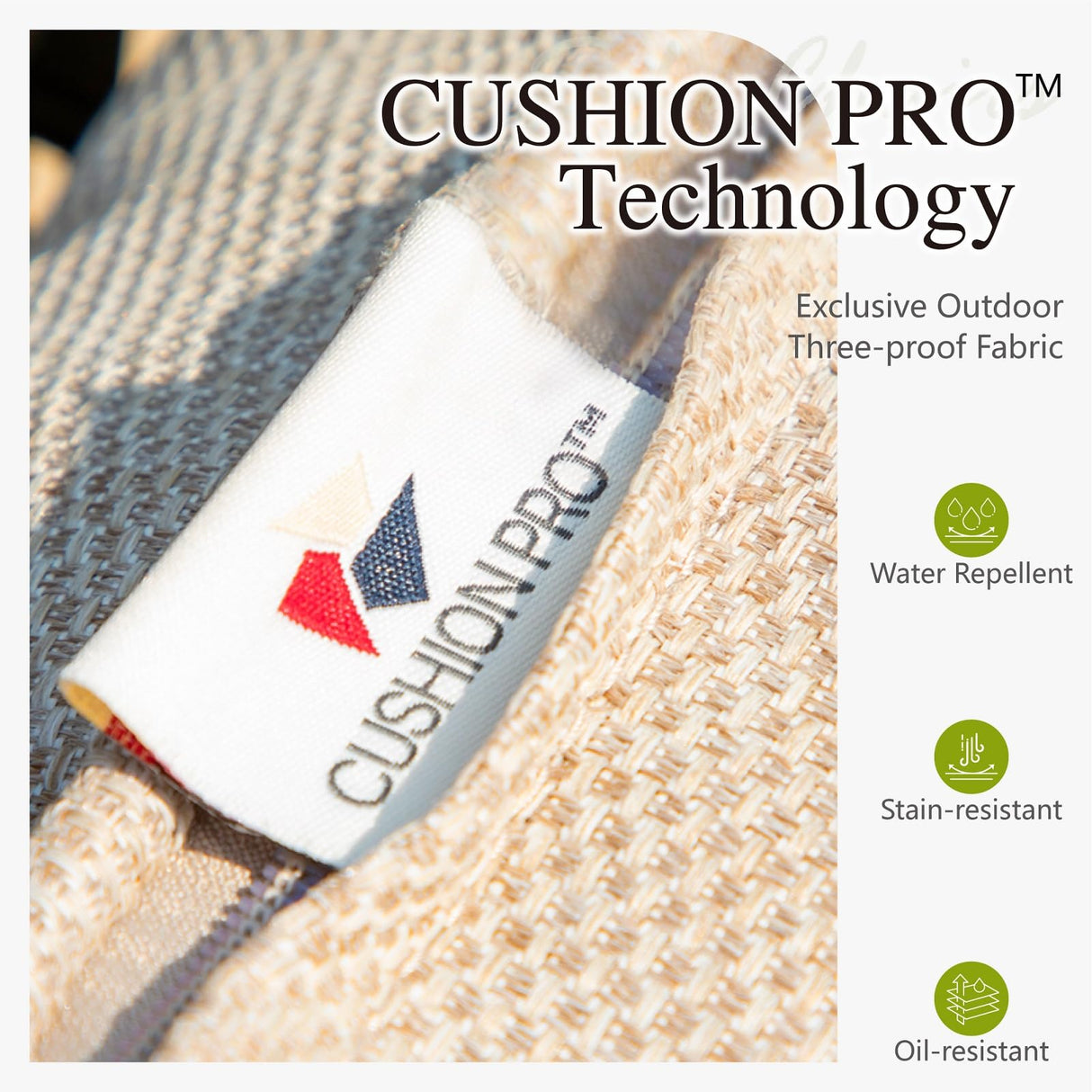 Sophia & William Large Half-Moon Outdoor Patio Furniture Set 8 Piece High Back Wicker Rattan Patio Sectional Furniture Sofa Set Fan-Shaped Conversation Set with Ottomans & 4" Thick Cushions, Beige Sophia & William