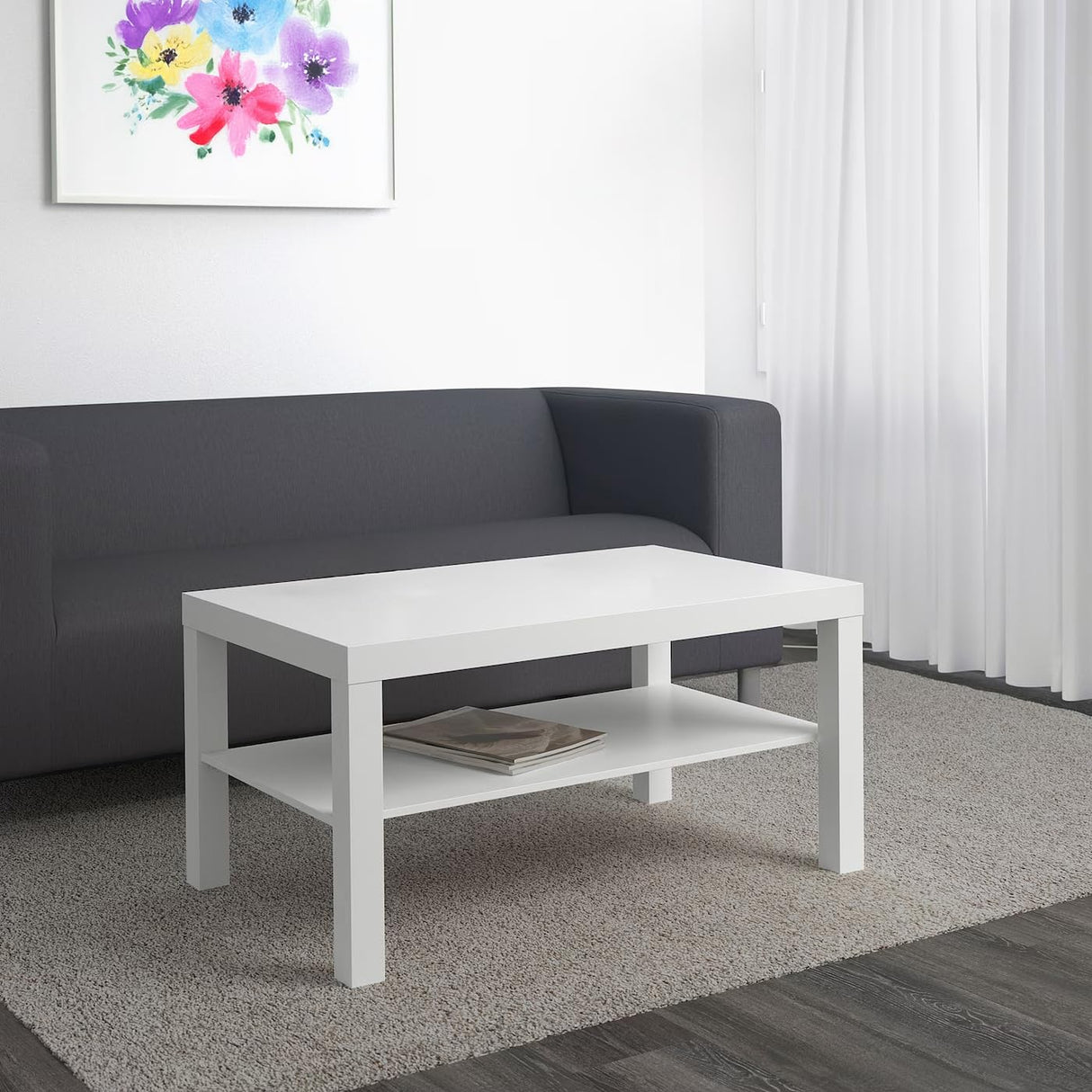 Ikea LACK coffee table, 90x55 cm, white IKEA