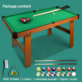 BBnote 48" Green Mini Pool Table, Billiard Tables includes 21 Billiards Equipment Accessories, Game Table for Kids and Adults BBnote