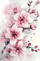 JOEAUEN Diamond Painting - The Beautiful Cherry Blossoms Diamond Art Kits for Adults,Full Round Gemstone Stitch Kit,for Wall Decor 16x24 inch JOEAUEN