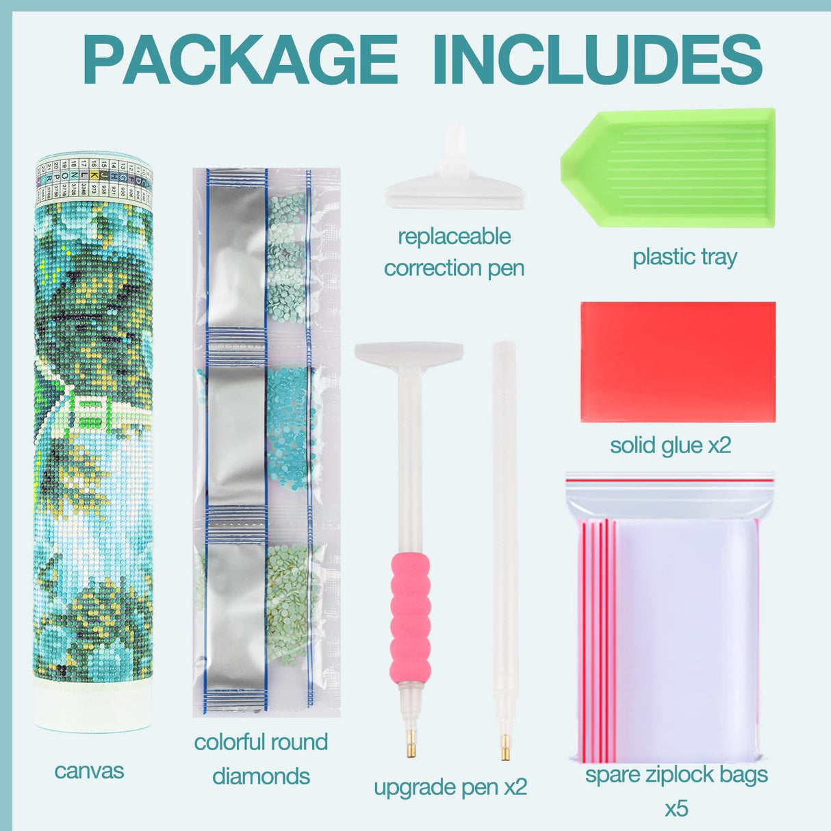 MEIYUDA Christmas Diamond Painting Kits for Adults, 5D Abstract Christmas Tree Diamond Art Kits for Beginners, DIY Gem Art Crystal Painting for Home Wall Decor and Present 12x16inch MEIYUDA