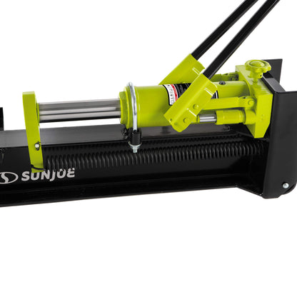 Sun Joe LJ10M 10-Ton Hydraulic Log Splitter, Green - WoodArtSupply