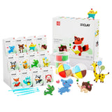 LOUFOR Air Dry Clay Kits - Modeling Clay for Kids, Ultra Light & Soft, Safe & Non-Toxic, DIY Airdryclay Kit with Sculpting Tools and Tutorials, Creatible Art Crafts Toys Gifts for Boys Girls LOUFOR