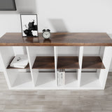 Decotalk Contact Paper Wood Grain Peel and Stick Vintage Wallpaper Self Adhesive Removable Waterproof Wallpaper for Countertops, Drawer Liner Cabinets Walls Desk 12x120inch, Brown Decotalk