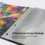 Nariolar Puzzle Storage Folder for 1000 Pieces with 24 Sheets/48 Puzzles, Large Capacity Portable Puzzle Album to Store Finished Puzzles Nariolar