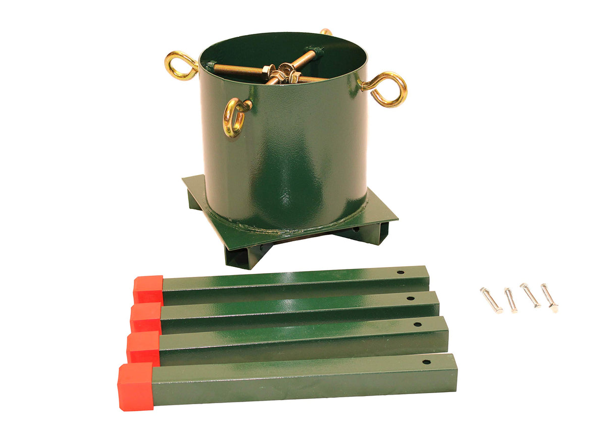 Goliath Welded Steel Christmas Tree Stand for Live Trees 5 to 12 Foot Goliath