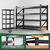 Letaya 4000LBS Storage Shelves Heavy Duty,60" W Garage Shelving Units, 4 Tier Adjustable Utility Rack Shelf,Large Metal Industrial Shelves,for Shop,Warehouse,Basement (60" W x 24" D x 70" H) Letaya