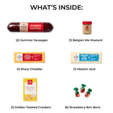 Hickory Farms Farmhouse Meat & Cheese Food Gift Basket (Small) - Food Gift Box | Charcuterie Board Food | Sausage and Cheese | Father's Day Gift | Mother's Day Gift | Christmas Gift Basket | Holiday Gift Basket | Housewarming Gift | Gourmet Food Gift Bask Hickory Farms