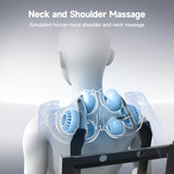 Real Relax Dual Core S Track Massage Chair,Full Body Recliner with Zero Gravity,Rocking Function,Back and Calf Heating,12 Auto Modes,Bluetooth,Foot Roller,Home or Office Use,Gray and Black Real Relax