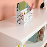 Sauder Pogo Bookcase/Footboard/pantry cabinets, L: 41.10" x W: 14.49" x H: 32.84", Soft White Sauder