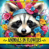 Animals in Flowers Adult Coloring Book for Women - Spirits of The Woodland: Relaxing Journey to Calm your Mind and Relief Stress - Explore 50 ... of Nature (Animals in Flowers Coloring) ZONULAR