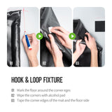 WELKIN Containment Mat,(8'6" x 20'),Non-Slip Garage Floor Mat - Heavy Duty Waterproof Protection from Snow, Rain and Mud for Cars WELKIN