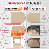 Unicook Pizza Stone for Oven and Grill, 15 Inch Large Baking Stone, Heavy Duty Cordierite Bread Pizza Pan, Thermal Shock Resistant Cooking Stone for Pizza, Bread, Cookie and More Unicook