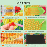 WSLWXSHM Diamond Painting Kits for Adults Dog, Animal Round Full Drill Diamond Art Kits, 5D DIY Paint with Diamonds Crafts for Home Wall Decoration Gifts 12×12Inch WSLWXSHM