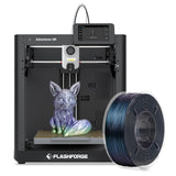 FLASHFORGE Adventurer 5M 3D Printer with Burnt Titanium ASA 1kg FilaBees