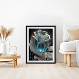 DOMROM Crystal Rose Diamond Painting Kits for Adults, Rose Diamond Art Kits for Adults Beginner, DIY Rose Diamond Dots Paint by Diamonds Art and Crafts for Hobbies, Gifts, Home Art Decor 12x16 inch DOMROM