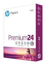 HP Printer Paper | 8.5 x 11 Paper | Premium 24 lb | 1 Ream - 500 Sheets | 100 Bright | Made in USA - FSC Certified | 112400R HP Papers