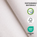 EONIX Stylish Power Glider Rocker Recliner Chair, Dual Motor Independently Controlled Footrest and Backrest, Detachable Headrest, Lazy Boy Recliner Chair for Living Room, SXXY010041, Cream White EONIX