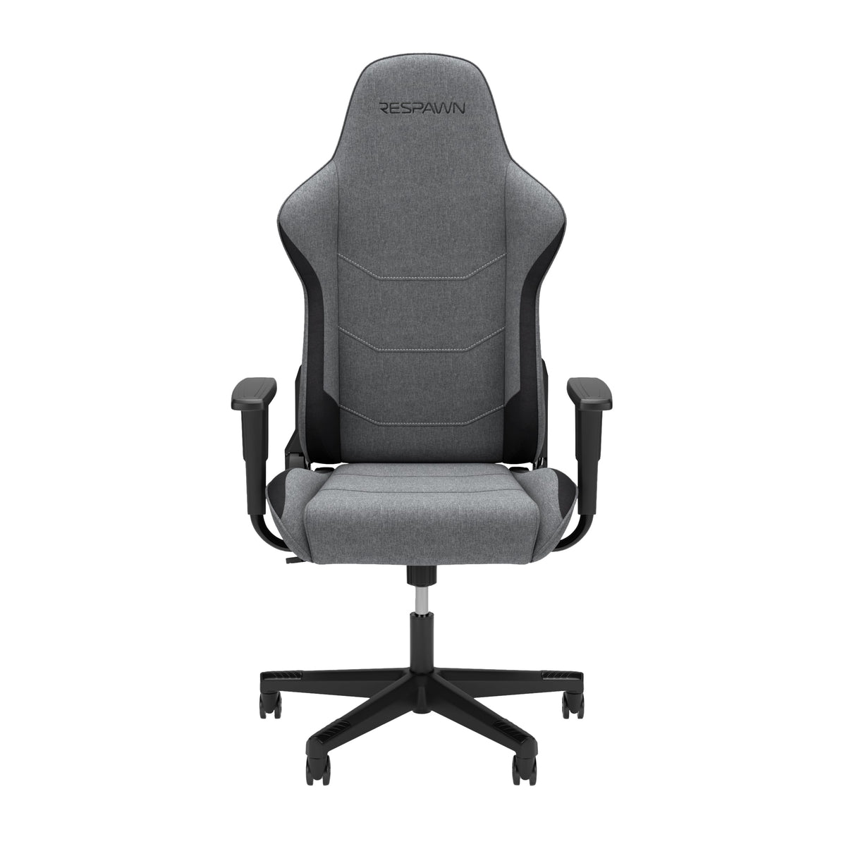 RESPAWN 110 Gaming Chair - Gamer Chair PC Computer Chair, Ergonomic Gaming Chairs, Office Chair with Integrated Headrest, Gaming Chair for Adults 135 Degree Recline with Angle Lock - Grey Fabric RESPAWN