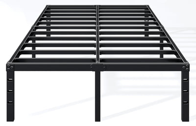 Hafenpo 18 Inch Heavy Duty King Bed Frame - Sturdy Metal Platform with Under-Bed Storage