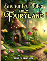 Enchanted Tales from Fairyland Coloring Book: Explore a Magical Kingdom of Fairies, embark in Fantastic Adventures, Mystical Creatures for relaxation and mindfulness. WoodArtSupply