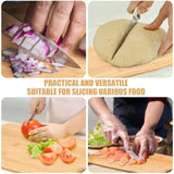 12 Packs Cutting Board Set Plain Chopping Board with Handles Large Serving Board Wooden Kitchen Cutting Board Bulk for Vegetables Meat Pizza Cheese Fruit Bread (17 x 10 Inch, Bamboo) Patelai