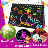 Party Favors for Kids 4-8-12: 24 Pack Scratch Rainbow Art Crafts Notebook, Coloring Book Goodie Bags Stuffers Kit, Bulk Birthday Gift Classroom Prizes Girl Boy Toddler Pigipigi Kids