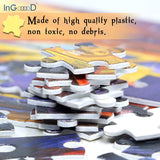 Ingooood-100 Piece Jigsaw Puzzles for Kids- Muscle Car-IG-0510 - Game Decompression Leisure Entertainment Recyclable Material Plastic Puzzle Toy Gift Ingooood