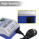 Dental Electric Wax Carver with Wax Carving Pen Knife for Dental Lab Equipment 𝑱𝒆𝒘𝒆𝒍𝒓𝒚 𝑾𝒂𝒙 𝑾𝒐𝒓𝒌, Dual-Pen Dentist Waxing Carving Pencils Handheld with 6 Wax Tips Wadoy