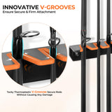 KastKing V15 Vertical Fishing Rod Holder – Wall Mounted Fishing Rod Rack, Store 15 Rods or Fishing Rod Combos in 17.25 Inches, Great Fishing Pole Holder and Rack KastKing