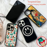 JUSTRY 5PCS Sublimation Phone Case Blanks Compatible with iPhone 16 Pro Max, 6.9", Wireless Charging Compatible, Easy to Sublimate DIY Customized Soft TPU Mobile Case with Tempered Glass Inserts JUSTRY