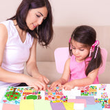 Treasure Cove Card Making Kits for Kids Handmade DIY Greeting Card Kits Thank You Cards Art Crafts with Envelopes Stickers for Girls Boys Birthday Thanksgiving Party Supplies 12 Pcs Treasure Cove