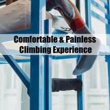 SANJHFF 4 Pcs Bunk Bed Ladder Pads,with 8 Adjustable Hook & Loop Straps,Bunk Bed Ladder Cover,Ladder Step Pads Loft Bed, Suitable for Safe and Comfortable Climbing,10x10 Inch (Ladder Not Included) SANJHFF