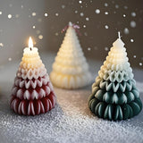 Japleed 3D Tree Candle Silicone Molds, Origami Christmas Tree Silicone Molds for Epoxy Resin Casting Clay Candle Soap Wax Concrete, Unique Christmas Ornament Molds for DIY Art Craft Table Home Decor japleed