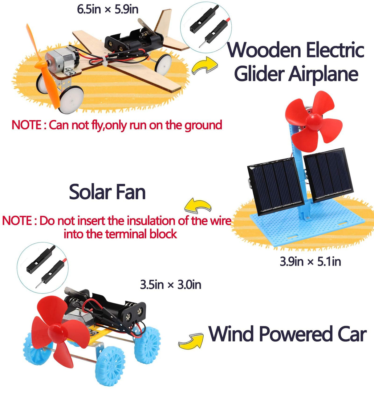 4 in 1 Solar Power & Electric Motor STEM Kits,Science Experiment Projects for Kids Beginners,Electronic Assembly Solar Powered Toy Kit,DIY Educational Engineering Experiments for Boys and Girls CYOEST