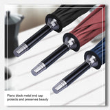 G4Free 52/62inch Wooden J Handle Golf Umbrella Windproof Classic Stick Wedding Cane Umbrellas, Auto Open Cane Hook Handle G4Free