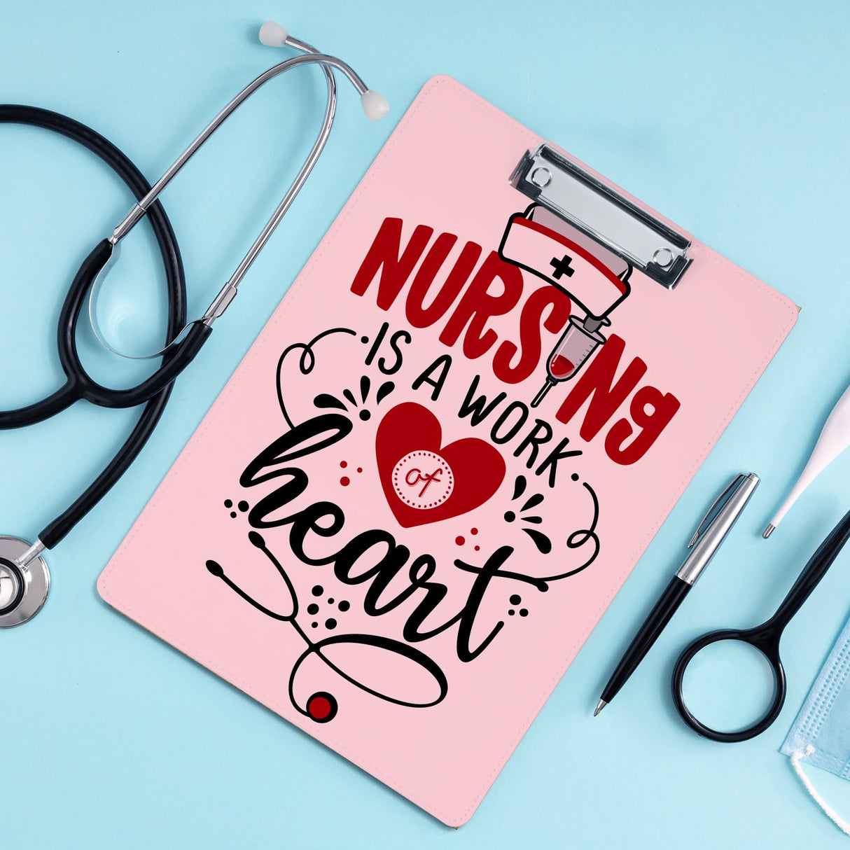 PYD Life 8 Pack Sublimation Clipboards Blanks White PU Leather Front A4 Letter Size 8.6" x 12.2",Office Supplies Clipboards for Teacher Classroom Nursing Organize,Carry and Store PYD Life