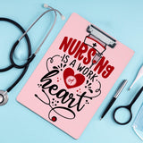 PYD Life 8 Pack Sublimation Clipboards Blanks White PU Leather Front A4 Letter Size 8.6" x 12.2",Office Supplies Clipboards for Teacher Classroom Nursing Organize,Carry and Store PYD Life