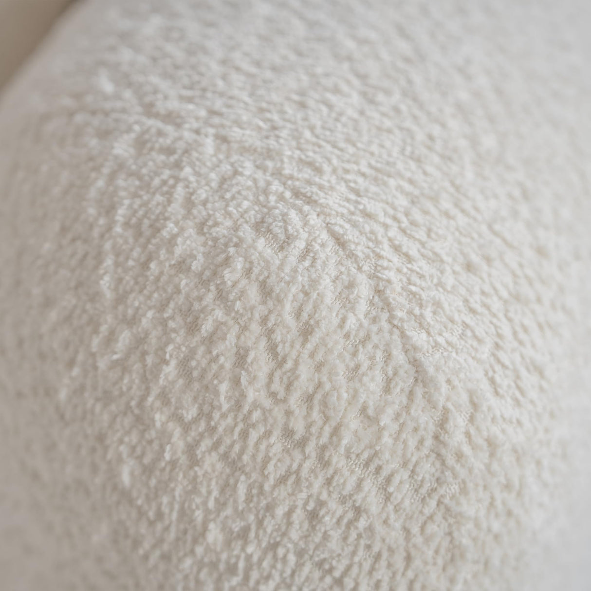 Acanva Modern Curved Sectional Living Room Couch, Minimalist Comfy Boucle Fabric Modular Sofa for Apartment, Home Office, 114" W Right Hand Facing, White Acanva