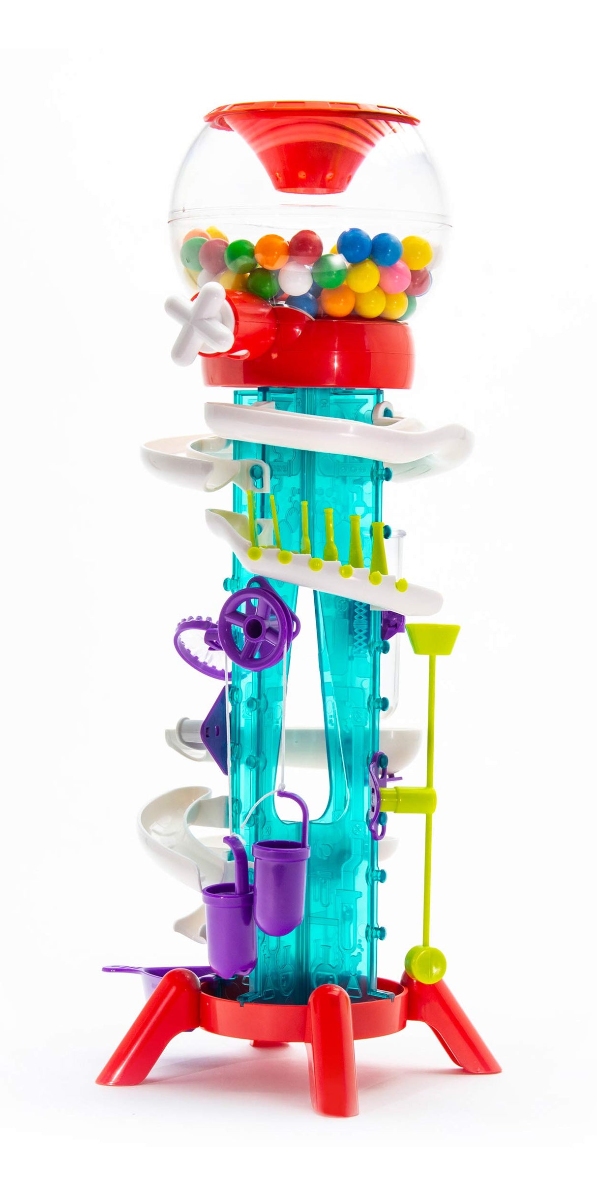 Thames & Kosmos Gumball Machine Maker Lab - Build Machines with Physics & Engineering Lessons | 12 Experiments | Make Your Own Gumball Machines | Includes Gumballs | Award Winner Thames & Kosmos