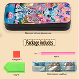 JISHSHAY Diamond Art Glasses Case Giraffe Diamond Painting Glasses Holder Gem Art Sunglasses Holder Gem Painting Sunglass Organizer Mosaic Kits for Adults Embroidery Kit Jigsaw Puzzles Eyeglass Case JISHSHAY