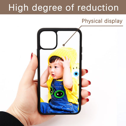 OKBA 10 PCS Sublimation Blank Phone Case for iPhone 14 Pro Max 6.7 Inch,Matte Black Soft Rubber Protective Shockproof Blanks Case